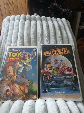 Disney Toy Story & Muppets From Space Double Feature - Colorful Covers